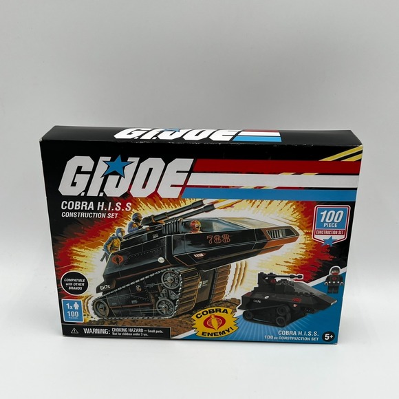 Hasbro Other - GI Joe - Cobra H.I.S.S. Tank 100 Piece Construction Set - Hasbro/Forever Clever